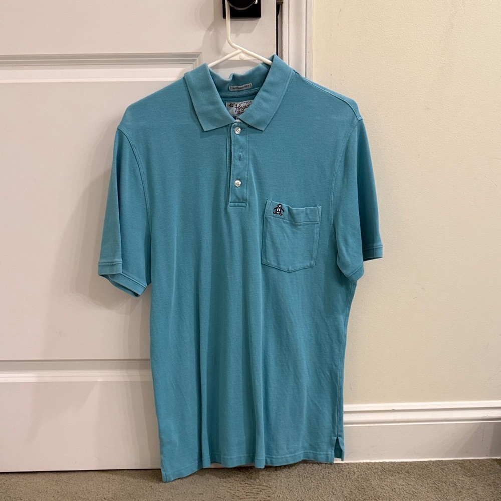 Original Penguin Teal Polo Shirt